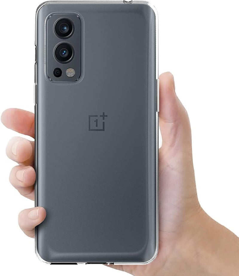 Nishtech غطاء خلفي شفاف هجين رقيق مضاد للغبار مع حماية الكاميرا لهاتف OnePlus Nord 2T 5G (2022) - Image 3