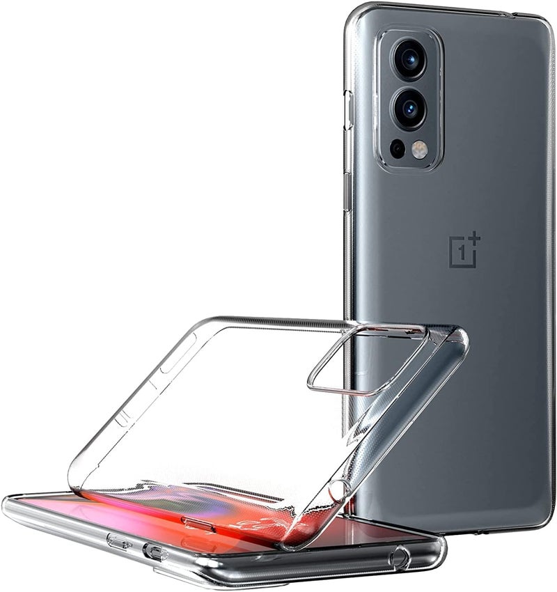 Nishtech غطاء خلفي شفاف هجين رقيق مضاد للغبار مع حماية الكاميرا لهاتف OnePlus Nord 2T 5G (2022) - Image 2