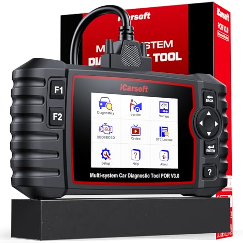 iCarsoft Bidirectional Diagnostic Tool for Porsche/BMW, iCarsoft POR V3.0 (Enhanced Ver) All System OBD2 Scanner Code Reader for Porsche, for BMW, Auto VIN - Image 1
