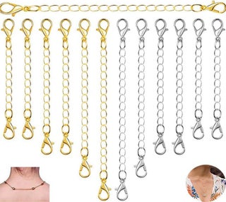 DIY Crafts 10x Pcs, Gold & Silver, Chain Extender Jewelry Necklace Lobster Clasps | Closures for Necklace Bracelet(10x Pcs, Gold & Silver) - pzsku/Z10A31B24F150C3395358Z/45/_/1742211720/55a9de70-a7cc-4cd9-bc5e-ba37e02fc430