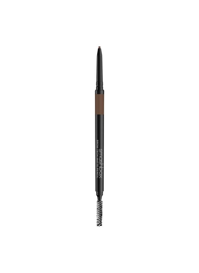 SmashBox Brow Tech Matte Eye Brow Pencil | Waterproof, Smudge Proof + Long Lasting with Spoolie Brush, Taupe  - Image 1