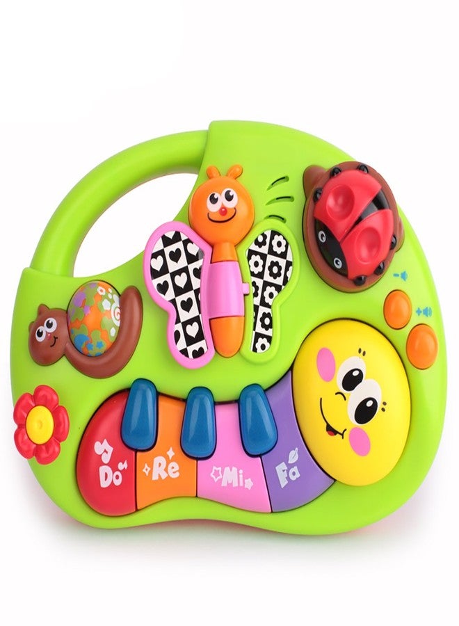 Kiditos Finger Illuminating & Learning Musical Piano with Lights & Music & Learning Stories Toy for Toddlers, 6M+ - Image 2