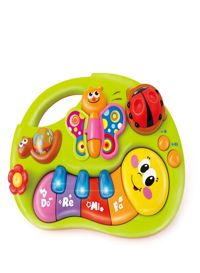 Kiditos Finger Illuminating & Learning Musical Piano with Lights & Music & Learning Stories Toy for Toddlers, 6M+ - Image 1