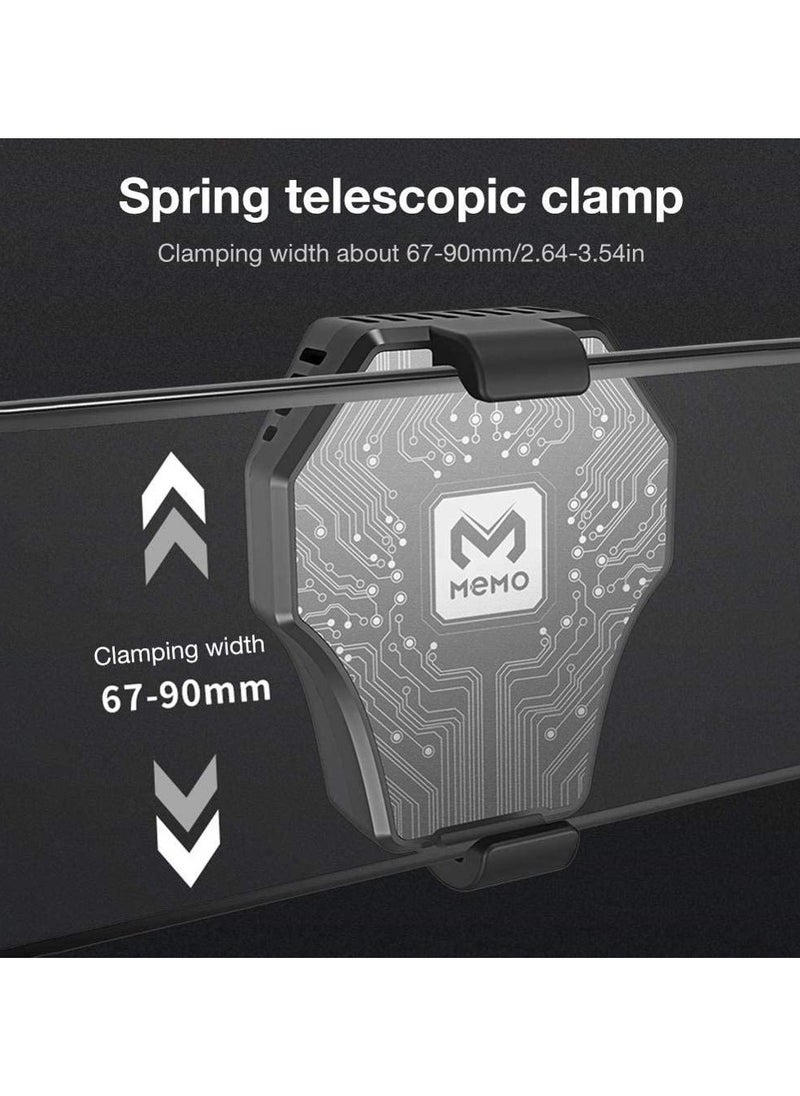 Memo DL01 Multi-functional Cooling Fan Smartphone Radiator Game Handle – Phone Cooler with Cooling Pad for PUBG, Mobile Gaming, Portable Game Controller, Enhanced Performance & Comfort - Image 2