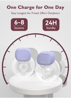 Momcozy S9 Pro Wearable Breast Pump, Hands Free Electric Breast Pump of LED Display 24mm  - Image 2