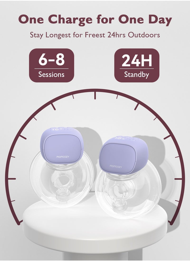 مام كوزي - مضخة للسيدات قابلة للارتداء S9 Pro، كهربائية بدون استخدام اليدين مع شاشة LED مقاس 24 مم - Image 1