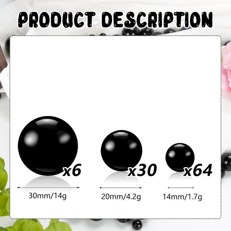 ZEBMOON 100 Pcs Floating Pearls 14/20/45MM HEI - Image 2