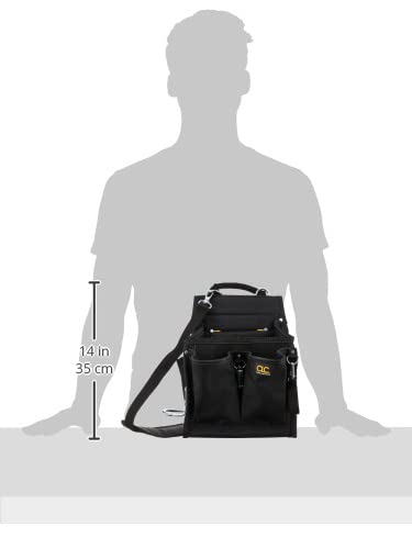 Custom Leathercraft CLC Custom Leathercraft 5508 Professional Electricians Tool Pouch, 20 Pocket,Black - Image 3