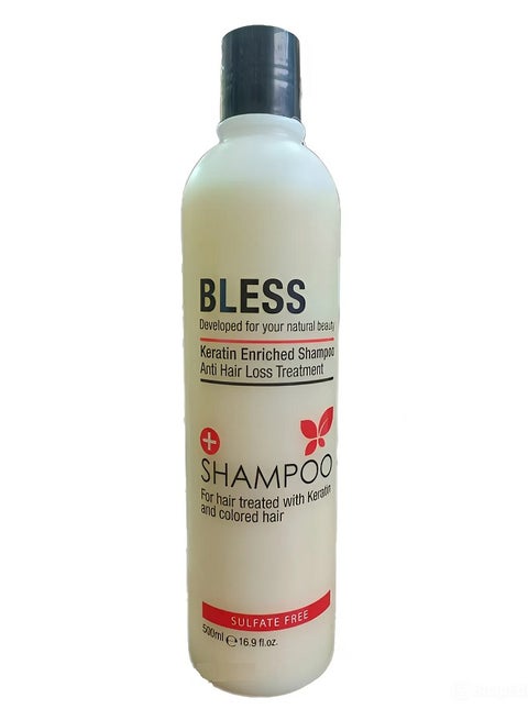شامبو خالي من الكبريتات للشعر المعالج بالكيراتين والشعر المصبوغ 500 مل