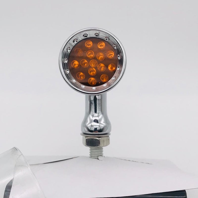 2 Pairs Motorcycle Modified 12V Light Retro Motorbike Indicator Turn Lights - Image 3