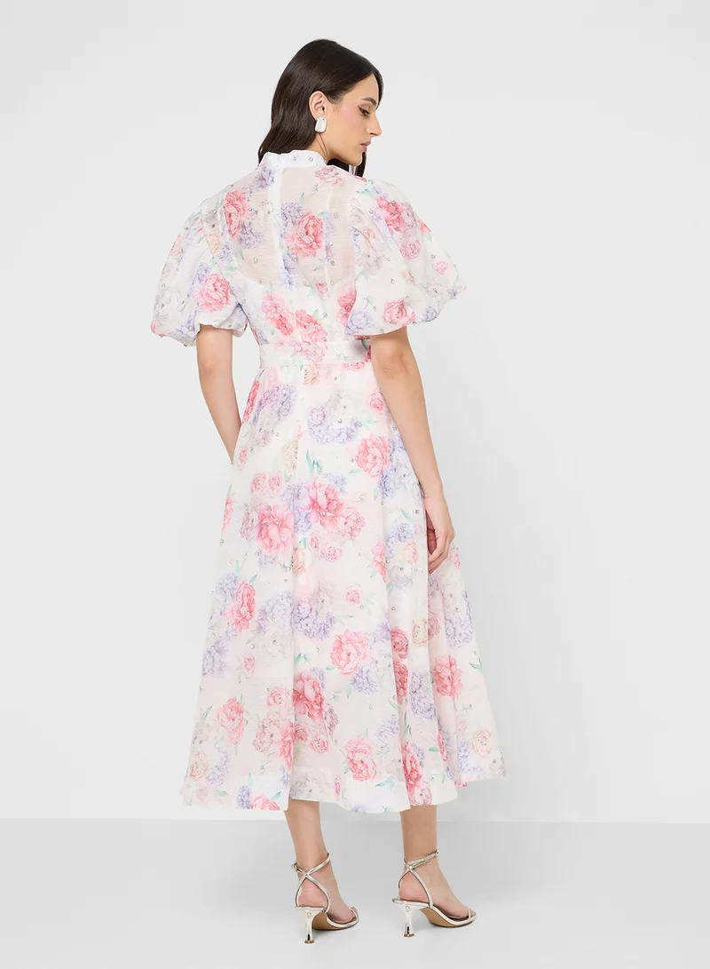 ELLA Floral Print Dress
