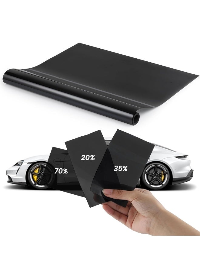 فانتوم فيلم تظليل نوافذ السيارات Phantom Pro Max Nano Ceramic لـ 7 مقاعد، عزل حراري بنسبة 99% ضد الأشعة فوق البنفسجية والداخلية، 70% 35% 20% ظلال، فيلم حماية من الحرارة طويل الأمد للنوافذ الأمامية والخلفية والجانبية، مجموعة تظليل كاملة سهلة التركيب - Image 4