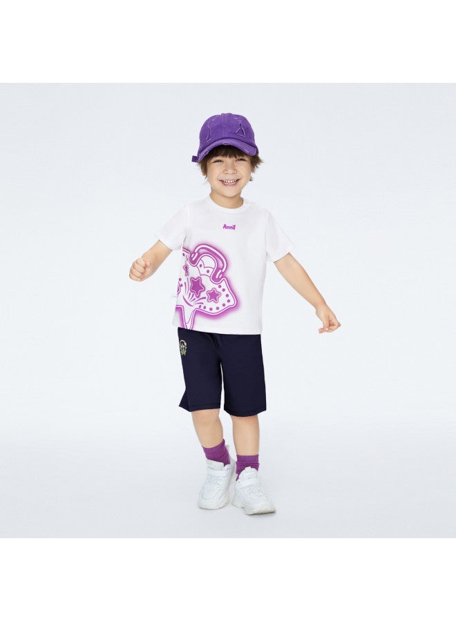 Annil boys' 100% Cotton Mid-length Pants - New Summer Sporty Casual Kids' Shorts - Image 5