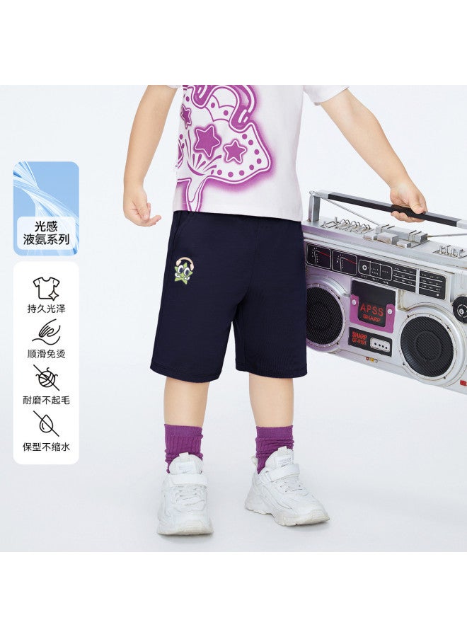 Annil boys' 100% Cotton Mid-length Pants - New Summer Sporty Casual Kids' Shorts - Image 2
