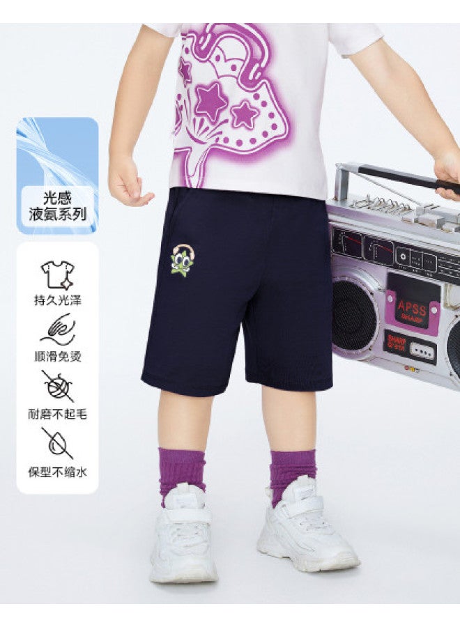 Annil boys' 100% Cotton Mid-length Pants - New Summer Sporty Casual Kids' Shorts - Image 1