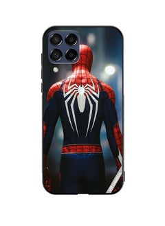 Protective Case Cover For Samsung Galaxy M33 Spiderman Back Design Multicolour