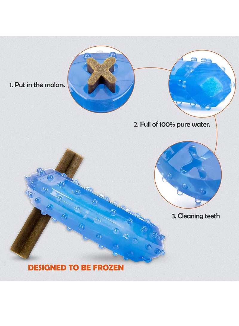 Zikra Pet Teether Pet Products Arctic Freeze Fetch Food Cooling, Cooling Freeze Puppy Teething Rings Arctic Durable Teething Toys for Dogs Perfect Training Tool Chew Ring Toys refined - Image 4