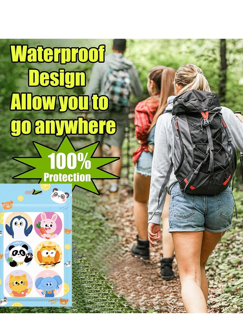 SYOSI 20 Packs 120 Sheets Mosquito Patches Stickers Natural Protection Patches Stickers for Kids Adults Protection - Image 5