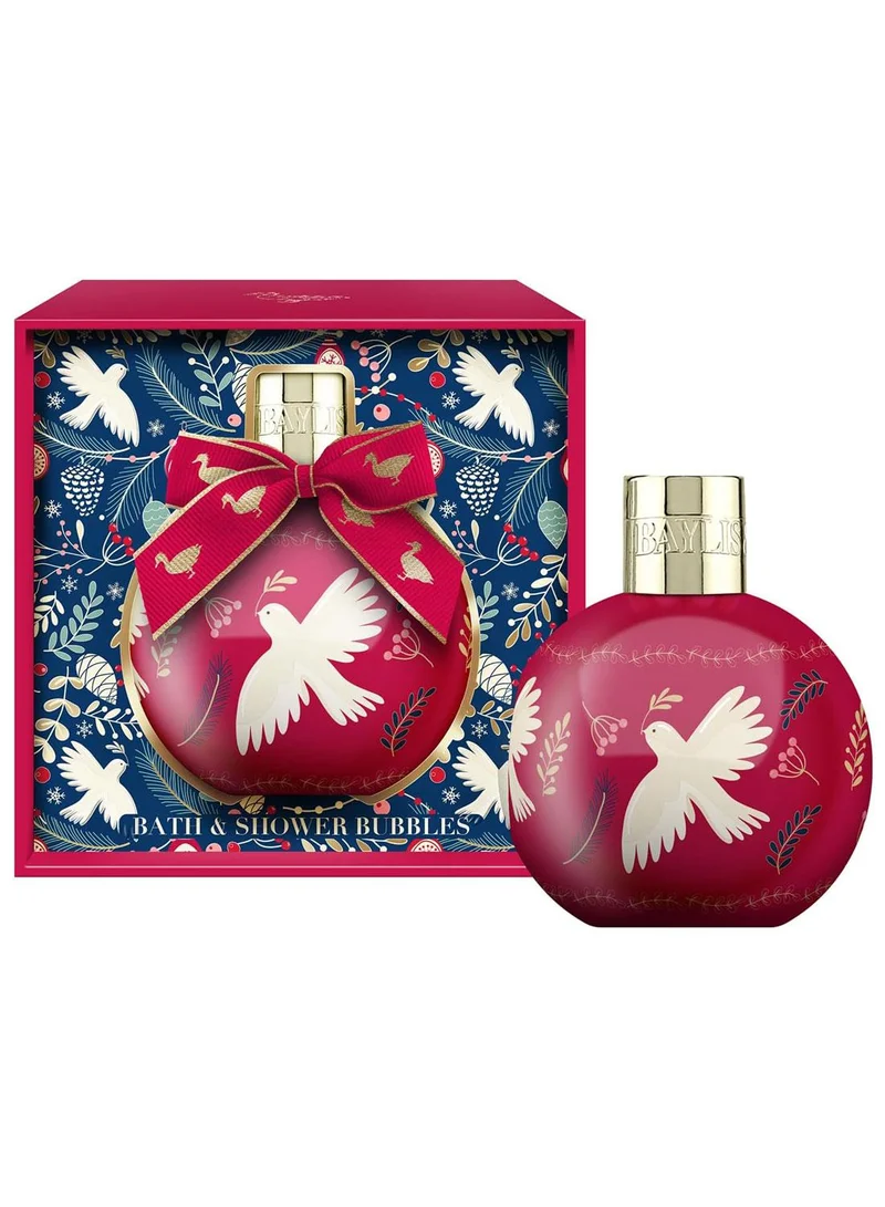 The Fuzzy Duck Winter Wonderland Festive Bauble Gift Set, 250ml | Christmas Bath and Shower Bubbles | Holiday Gift for Men and Women | Vegan Friendly Pampering Collection