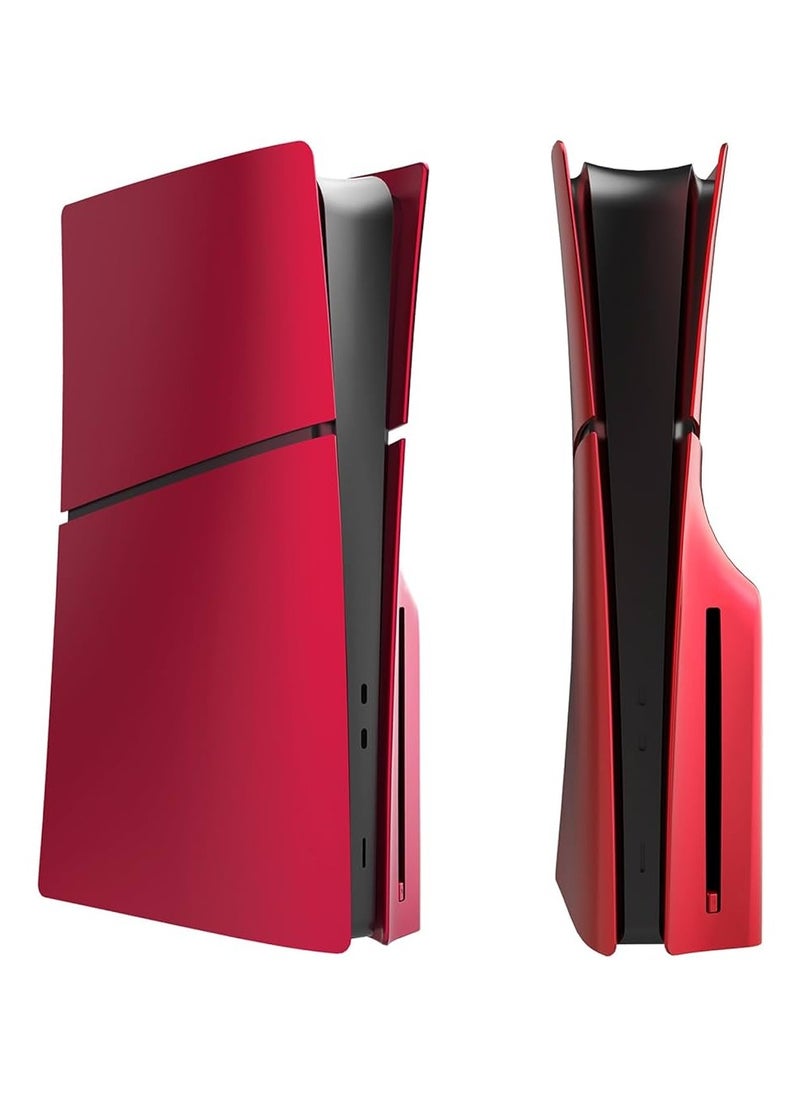 Sony Corporation - PS5 Slim Digital Edition Console Plates Case for PS5 Slim Optical Drive Replacement, Hard Anti-Drop Panel Shell Accessories (Red) - Image 1