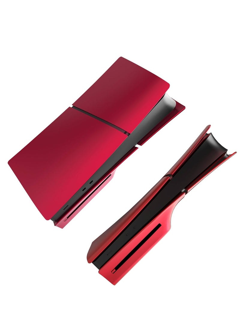Sony Corporation - PS5 Slim Digital Edition Console Plates Case for PS5 Slim Optical Drive Replacement, Hard Anti-Drop Panel Shell Accessories (Red) - Image 1