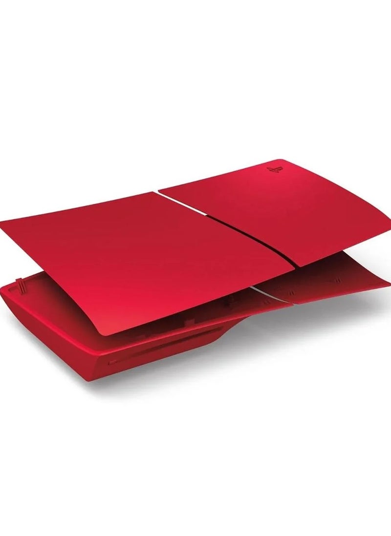 Sony Corporation - PS5 Slim Digital Edition Console Plates Case for PS5 Slim Optical Drive Replacement, Hard Anti-Drop Panel Shell Accessories (Red) - Image 1