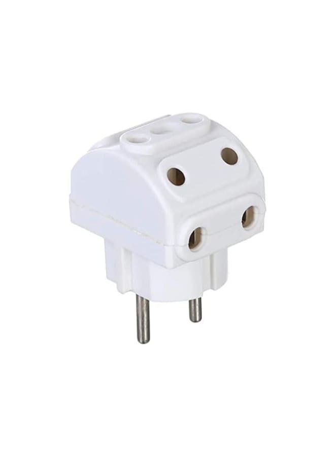 5-hole white electricity joint