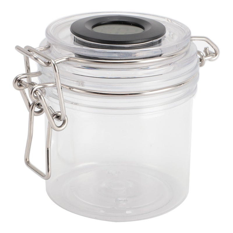 200ml Glue Storage Container for Eyelash Extension Temp Humidity Display Sealed Leak Proof Transparent Eyelash Glue Storage Jar - Image 5