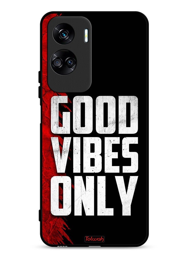 Tolwak Honor 90 Lite 5G Protective Case Cover Good Vibes Only - Image 1