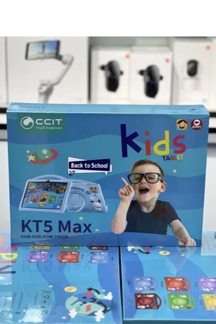 CCIT KT5 Max 10.1-Inch Android Tablet | 8GB RAM 256GB ROM | Octa-Core | Dual SIM 4G LTE + Wi-Fi | 8000mAh Battery | With Wireless Keyboard & Mouse | Silver Tablet for Study & Work - Image 3