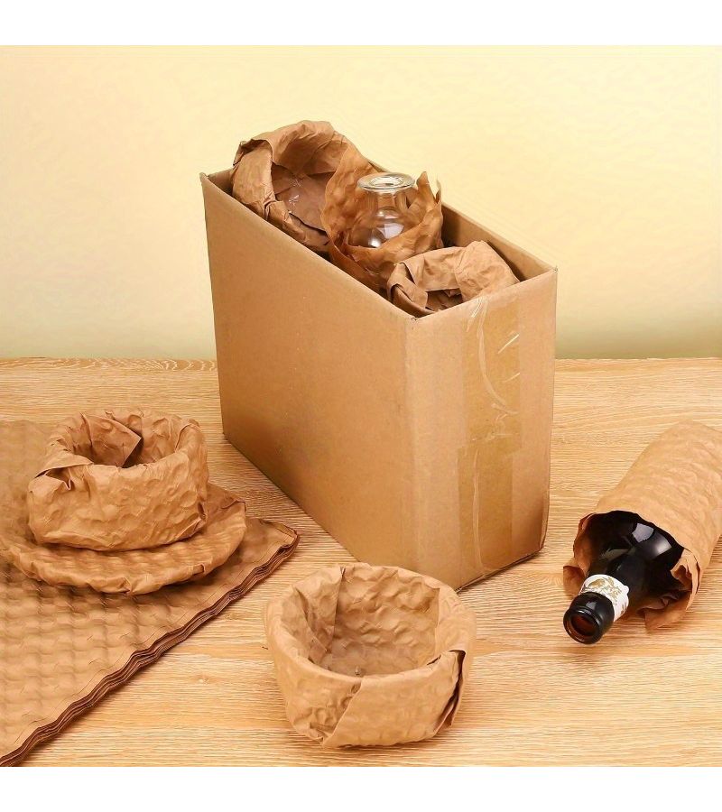 Paper Bubble Wrap 100pcs Heavy Duty Cushioning for Moving Shipping Storage Fragile Items - Image 4