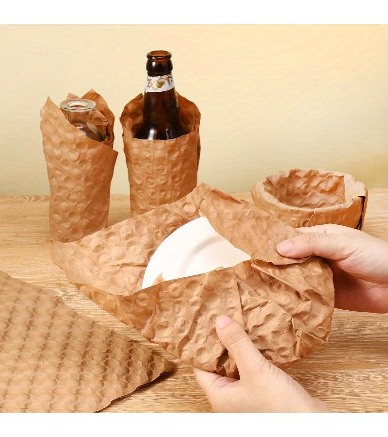 Paper Bubble Wrap 100pcs Heavy Duty Cushioning for Moving Shipping Storage Fragile Items - Image 5