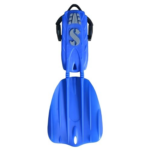 SCUBAPRO Seawing Nova Scuba Fin Set Open Heel with Bungee Strap for Recreational Scuba Diving and Snorkeling Small Blue - Image 3