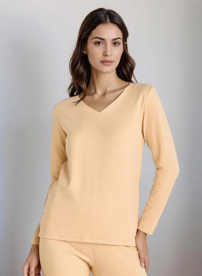 سبلاش فيڤ طقم بيجاما تي شيرت حراري وسروال ضيق