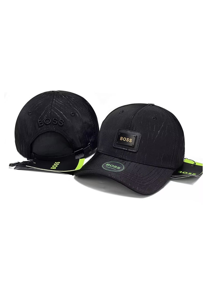 BOSS قبعة بيسبول سوداء من بوس
