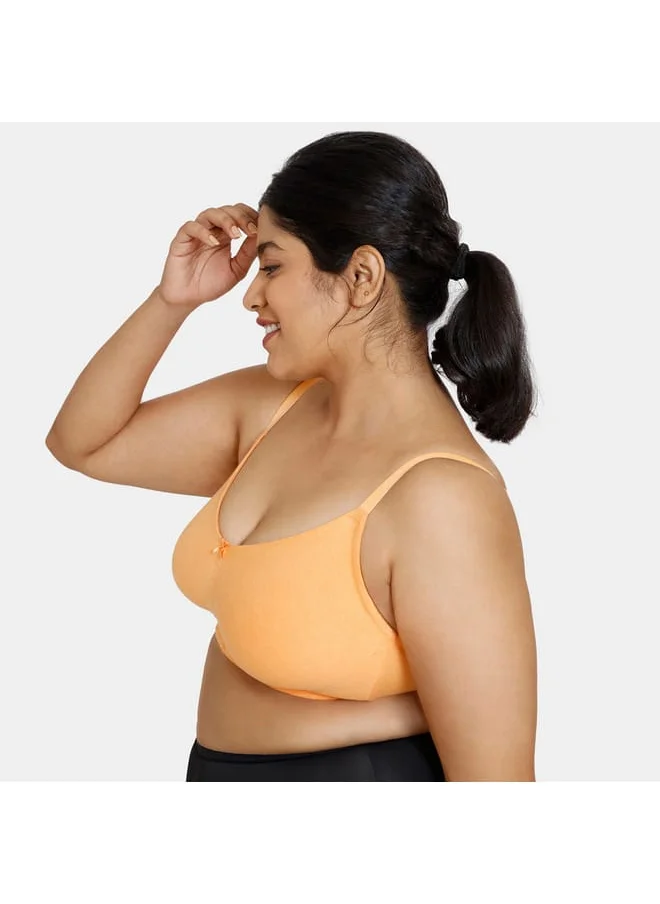 zivame Zivame Solid Bra with Hook and Eye Closure