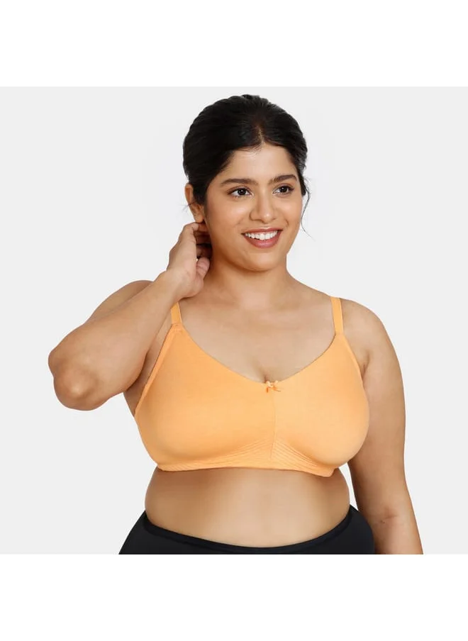 zivame Zivame Solid Bra with Hook and Eye Closure