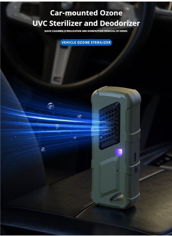 Healife Car Air Deodoriser, Home Shoebox Mini Deodorising Air Purifier, USB Rechargeable.  - Image 1