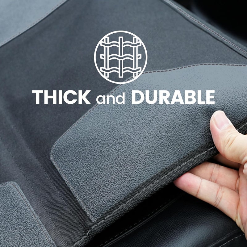 PIDO Car Seat Protector Under Baby Car Seat with Thick Padding Carseat Pads Cover Mat for Kids Waterproof Material and NonSlip Base  Universal Fit for Leather and Fabric Upholstery - Image 3