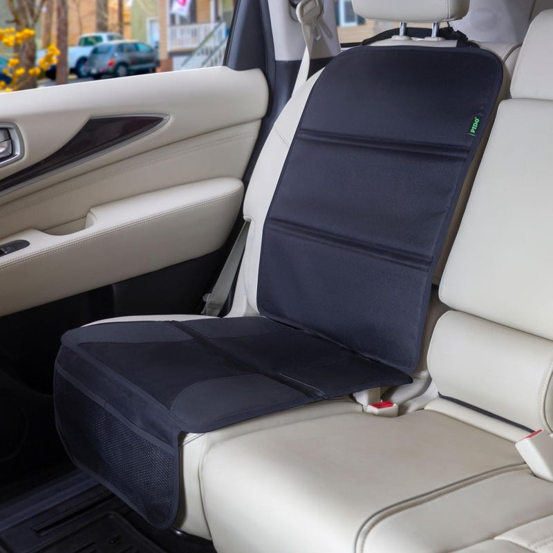 PIDO Car Seat Protector Under Baby Car Seat with Thick Padding Carseat Pads Cover Mat for Kids Waterproof Material and NonSlip Base  Universal Fit for Leather and Fabric Upholstery - Image 2