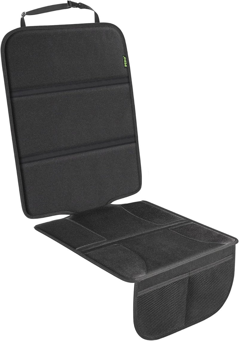 PIDO Car Seat Protector Under Baby Car Seat with Thick Padding Carseat Pads Cover Mat for Kids Waterproof Material and NonSlip Base  Universal Fit for Leather and Fabric Upholstery - Image 1