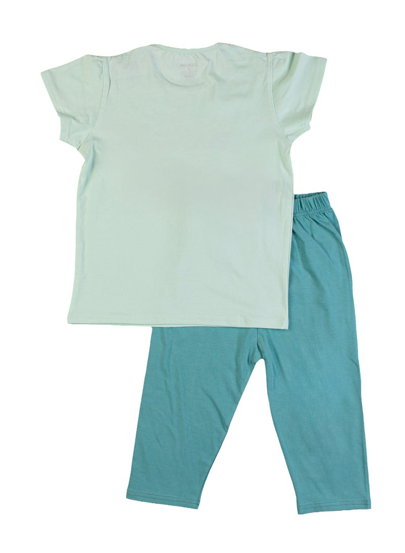 Zercon Summer Pajama Set for Girls 8203 - Image 3