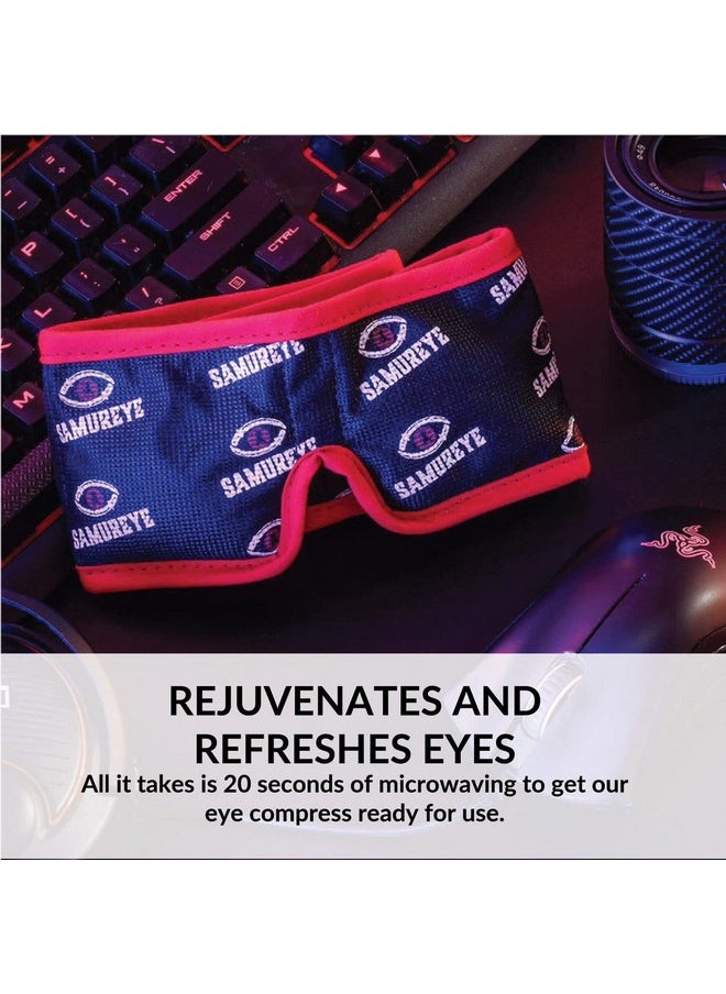 Bruder - Samureye Gaming Enhancement Mask L Microwaveable Moist Heat Mask L Improve Gaming Performance L Faster Reaction Times L Rejuvenates And Refreshes Eyes L Comfortable Adjustable And Hand Washable - Image 1
