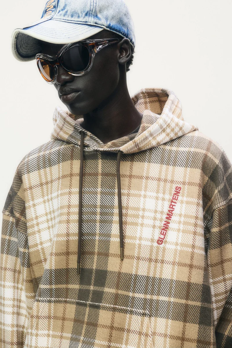 H&M Checked hoodie