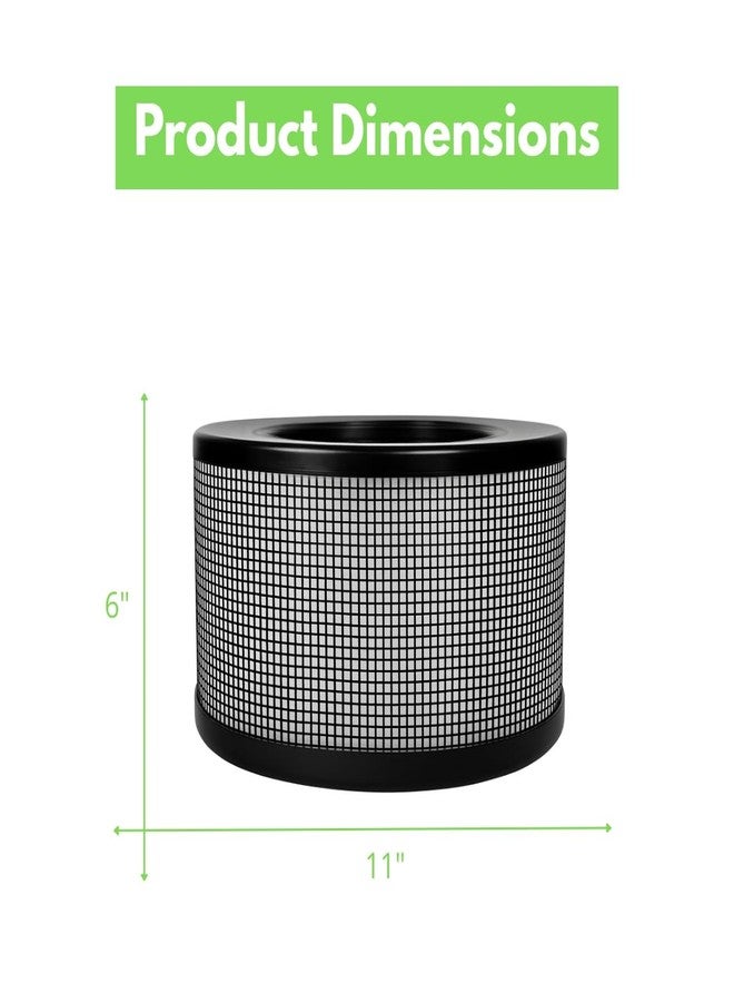 Nispira 20500 High Efficiency True HEPA Filter Replacement Carbon Pre Filter for Honeywell Air Purifier 10500 (EV-10) 17000 17000-S 17005 1 Pack - Image 2