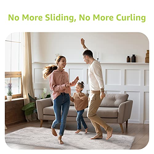 Rabenda 8 Pcs Grippers for Rugs, Non Slip Rug Pads for Hardwood Floors and Tiles, Reusable Rug Tape for Area Rugs, Dual Sided Adhesive Rug Pad Gripper Keep Corners Flat(Black) - Image 3