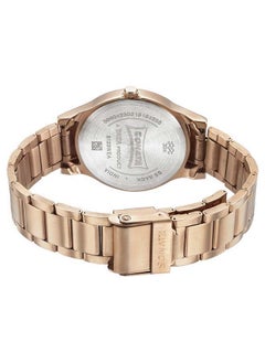Sonata Round Shape Stainless Steel Analog Wrist Watch 8123WM03 - 33 mm - Rose Gold  - Image 3