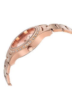 Sonata Round Shape Stainless Steel Analog Wrist Watch 8123WM03 - 33 mm - Rose Gold  - Image 2