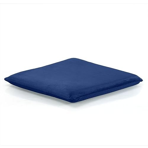 Augld Square Chair Seat Cushion Memory Foam Chair Cushion for Kitchen, Dining,Office or Car 18x18 in Navy - Image 1