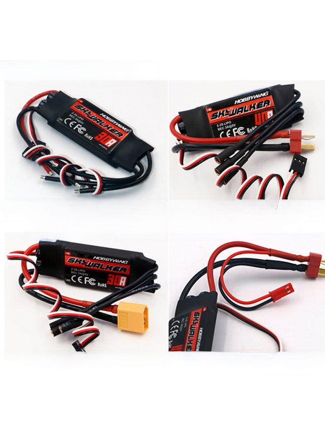 Haoying Electronic Throttle 30a 40a 50a 60a 80a 2-6s Boat Car Use Digital Servo For Rc Model Aircraft-Color:120a Standard Configuration (with Banana Head)  - Image 1